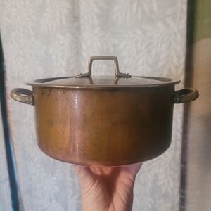 Vintage ODI Copper Metal Brass Pot